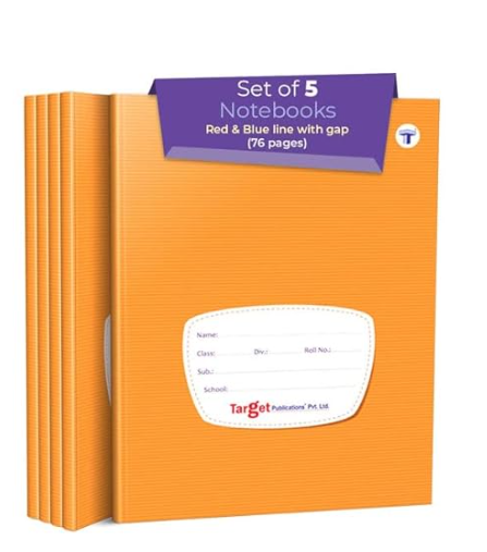 Target Red & Blue Line With Gap Books